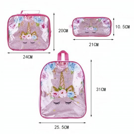 Detský školský set Unicorn 3v1
