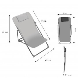 Detské kempingové lehátko Ľadové Kráľovstvo