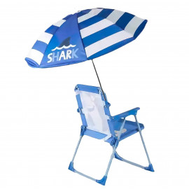 Detská campingová stolička Žralok