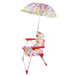 Detská campingová stolička Motýliky