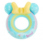 Detský nafukovací kruh Myšiak modrý 50cm s úchytmi
