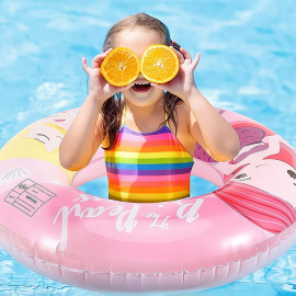 Detský nafukovací kruh Perlová princezná 60cm s úchytmi