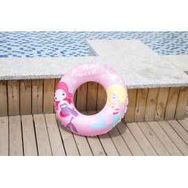 Detský nafukovací kruh Perlová princezná 60cm s úchytmi